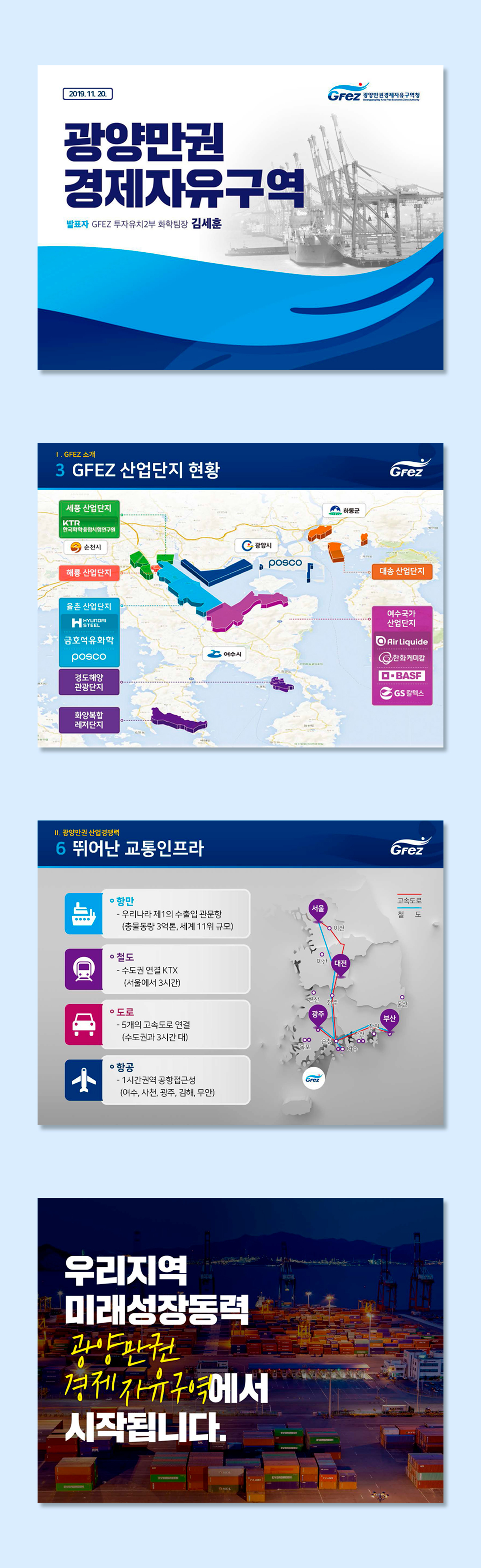 광양만권 경제자유구역 PPT